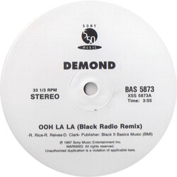 Demond (2) Ooh La La USED VINYL 12INCH 33 S RPM