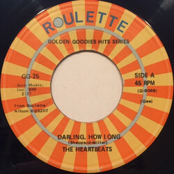 The Heartbeats Darling, How Long / Crazy For You USED VINYL 7INCH 45 RPM REISSUE