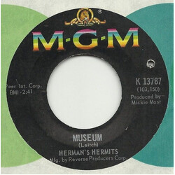 Herman's Hermits Museum USED VINYL 7INCH 45 RPM