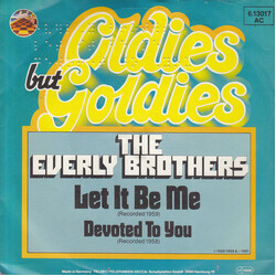 Everly Brothers Let It Be Me / Devoted To You USED VINYL 7INCH 45 RPM SINGLE