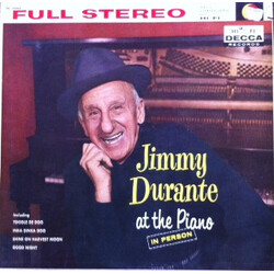 Jimmy Durante In Person - At The Piano Vinyl LP USED