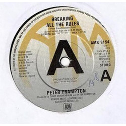 Peter Frampton Breaking All The Rules USED VINYL 7INCH 45 RPM SINGLE PROMO