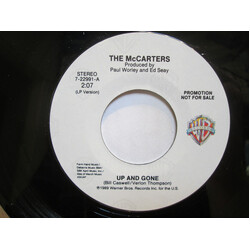 The McCarters Up And Gone USED VINYL 7INCH 45 RPM PROMO