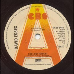 David Essex Cool Out Tonight / Yesterday In L.A. USED VINYL 7INCH 45 RPM PROMO