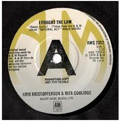 Kris Kristofferson & Rita Coolidge I Fought The Law Vinyl USED