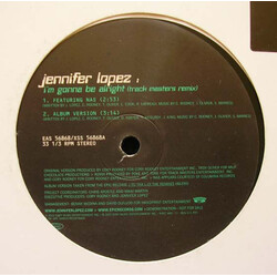 Jennifer Lopez I'm Gonna Be Alright (Track Masters Remix) VINYL 12" USED