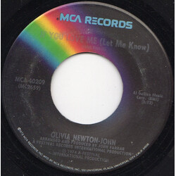 Olivia Newton-John If You Love Me (Let Me Know) USED VINYL 7INCH 45 RPM SINGLE