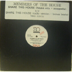 Members Of The House Share This House USED VINYL 12INCH 45 RPM PROMO