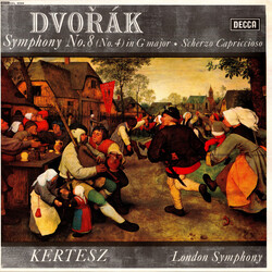 Antonín Dvořák / The London Symphony Orchestra / István Kertész Scherzo Capriccioso, Op. 66 / Symphony No. 8 (4) In G Major, Op. 88 Vinyl LP USED