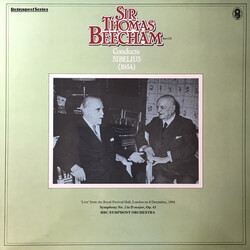 Sir Thomas Beecham / Jean Sibelius / BBC Symphony Orchestra Symphony No. 2 In D Major, Op. 43 Vinyl LP USED