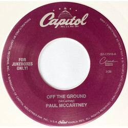 Paul McCartney Off The Ground USED VINYL 7INCH SINGLE JUKEBOX