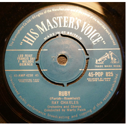 Ray Charles Ruby Vinyl 7" USED