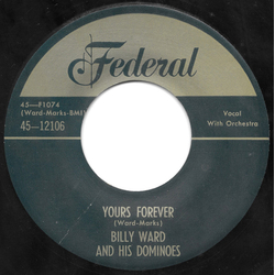 Billy Ward And His Dominoes Yours Forever Vinyl 7" USED