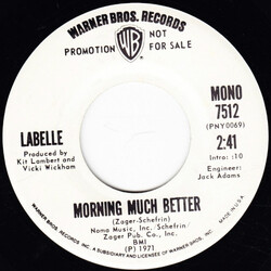 LaBelle Morning Much Better Vinyl 7" USED