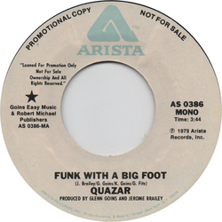 Quazar (2) Funk With a Big Foot Vinyl 7" USED