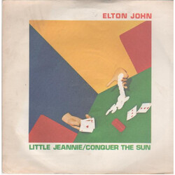 Elton John Little Jeannie / Conquer The Sun USED VINYL 7INCH 45 RPM SINGLE