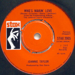 Johnnie Taylor Who's Makin' Love Vinyl USED