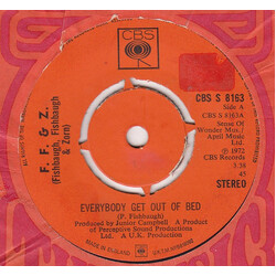 Fishbaugh, Fishbaugh & Zorn Everybody Get Out Of Bed USED VINYL 7INCH 45 RPM SINGLE