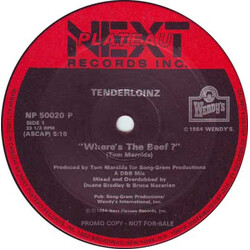 Tenderloinz Where's The Beef ? USED VINYL 12INCH PROMO