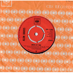Alun Davies Waste Of Time USED VINYL 7INCH 45 RPM SINGLE