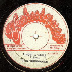 The Techniques Linger A While USED VINYL 12INCH 45 RPM