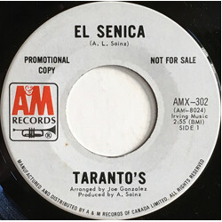 Taranto's El Seneca USED VINYL 7INCH 45 RPM PROMO