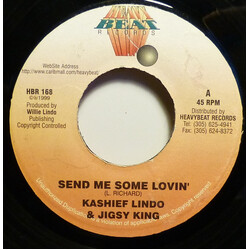 Kashief Lindo / Jigsy King Send Me Some Loving USED VINYL 7INCH 45 RPM