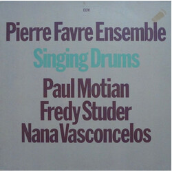 Pierre Favre Ensemble Singing Drums Vinyl LP USED