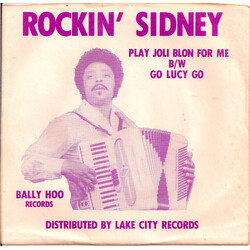 Rockin' Sidney Play Joli Blon For Me / Go Lucy Go USED VINYL 7INCH 45 RPM SINGLE