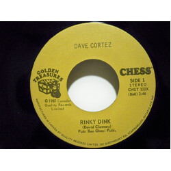 Dave "Baby" Cortez Rinky Dink / Getting Right USED VINYL 7INCH 45 RPM SINGLE
