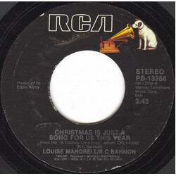 Alabama / Louise Mandrell / R.C. Bannon Christmas In Dixie / Christmas Is Just A Song For Us This Year USED VINYL 7INCH 45 RPM SINGLE STYRENE