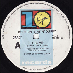 Stephen Duffy Kiss Me USED VINYL 7INCH 45 RPM