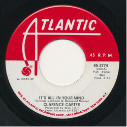 Clarence Carter It's All In Your Mind USED VINYL 7INCH 45 RPM SINGLE SIDED SINGLE PROMO