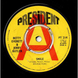 Betty Everett / Jerry Butler Smile USED VINYL 7INCH 45 RPM SINGLE PROMO
