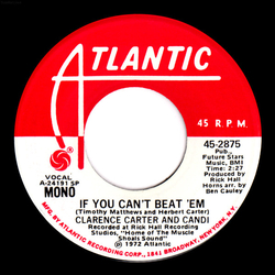 Clarence Carter / Candi Staton If You Can't Beat 'Em Vinyl 7" USED
