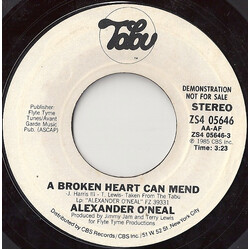 Alexander O'Neal A Broken Heart Can Mend USED VINYL 7INCH 45 RPM PROMO
