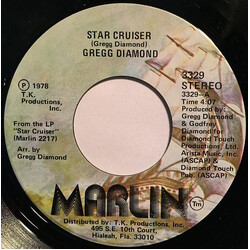 Gregg Diamond Star Cruiser USED VINYL 7INCH 45 RPM SINGLE