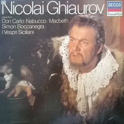 Nicolai Ghiaurov Arias From Don Carlo, Nabucco, Macbeth, Simon Boccanegra, I Vespri Siciliani Vinyl LP USED