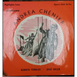 Umberto Giordano / Renata Tebaldi / José Soler (2) Andrea Chénier Vinyl LP USED