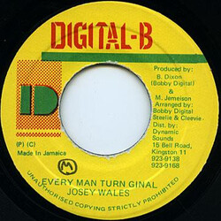 Josey Wales Every Man Turn Ginal USED VINYL 7INCH 45 RPM