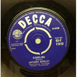 Anthony Newley D-Darling USED VINYL 7INCH 45 RPM