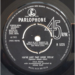Cilla Black You've Lost That Lovin' Feelin' VINYL 7" USED