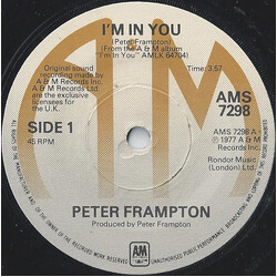 Peter Frampton I'm In You USED VINYL 7INCH SINGLE 45 RPM