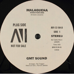 GMT Sound Malagueña USED VINYL 12INCH 45 RPM PROMO