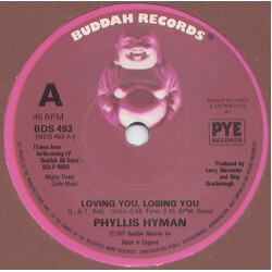 Phyllis Hyman Loving You, Losing You VINYL 7" USED