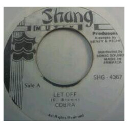 Mad Cobra Let Off USED VINYL 7INCH 45 RPM