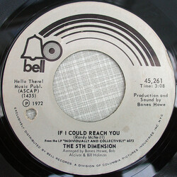 The Fifth Dimension If I Could Reach You / Tomorrow Belongs To The Children USED VINYL 7INCH 45 RPM