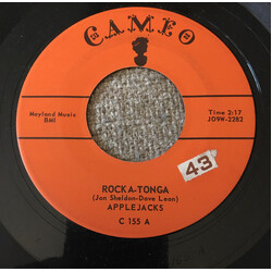 The Applejacks (2) Rocka-Tonga USED VINYL 7INCH 45 RPM SINGLE MISPRINT
