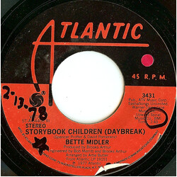 Bette Midler Storybook Children (Daybreak) USED VINYL 7INCH 45 RPM