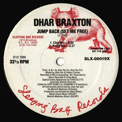 Dhar Braxton Jump Back (Set Me Free) VINYL 12" USED